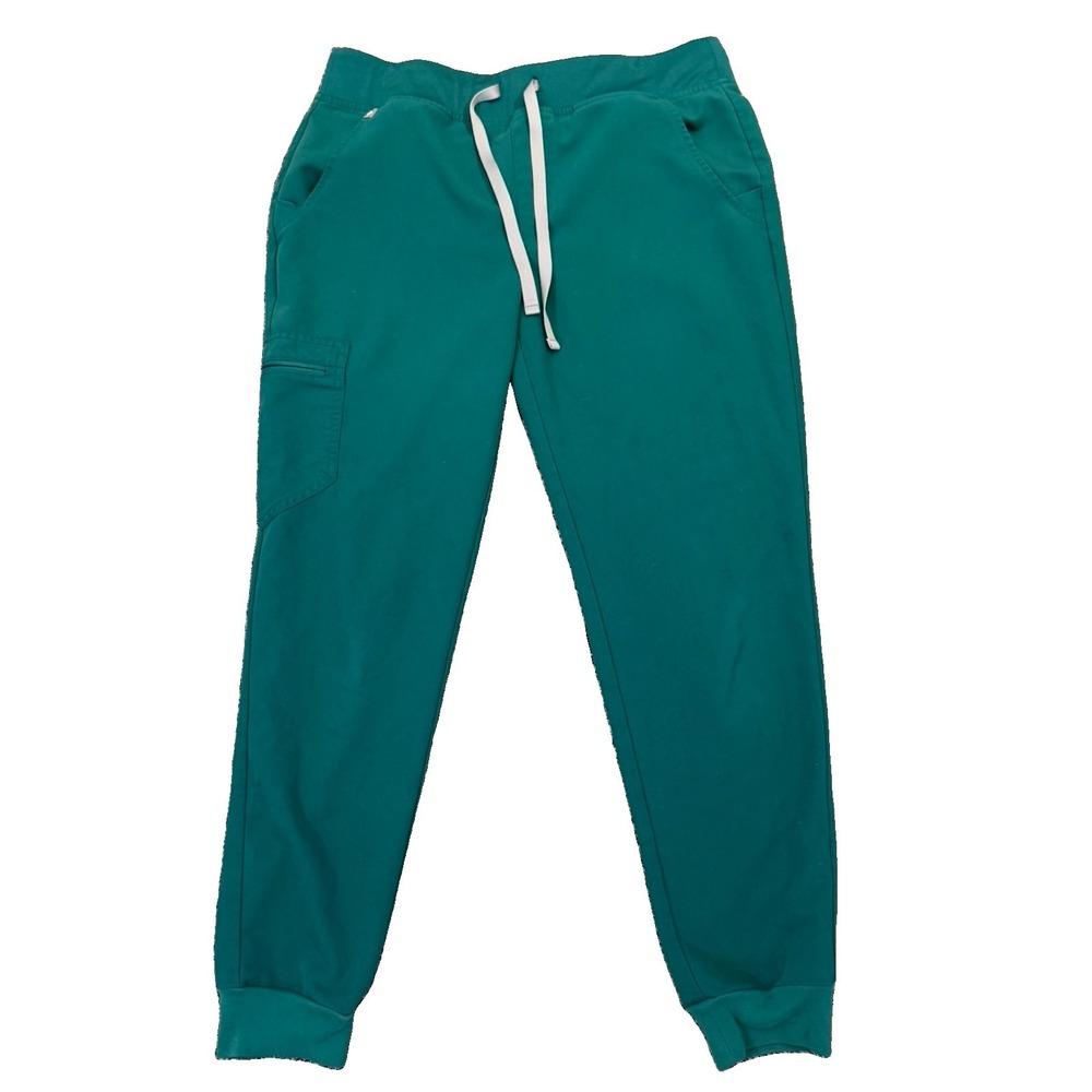 Figs Zamora Jogger Scrub Pants Womens M Green Medical Work Wear Nursing